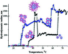 Graphical abstract: Double thermoresponsive pentablock copolymers: synthesis by one-pot RAFT polymerization and self-assembly in aqueous solutions