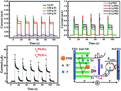 Graphical abstract: High-performance of self-powered UV photodetector with long-term stability based on ZnO nanorods and an iodine-free quasi solid-state electrolyte