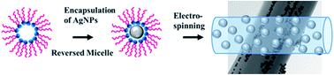 Graphical abstract: Large-scale preparation of flexible and reusable surface-enhanced Raman scattering platform based on electrospinning AgNPs/PCL nanofiber membrane