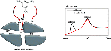 Graphical abstract: Effect of Al content on number and location of hydroxyl acid species in zeolites: a DRIFTS quantitative protocol without the need for molar extinction coefficients