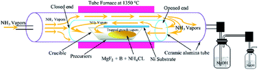 Graphical abstract: Synthesis of boron nitride nanotubes using an oxygen and carbon dual-free precursor