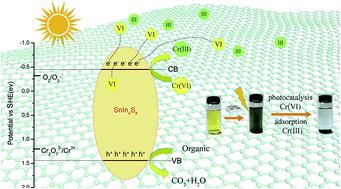 Graphical abstract: Surfactant-assisted hydrothermal synthesis of rGO/SnIn4S8 nanosheets and their application in complete removal of Cr(vi)
