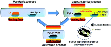 Graphical abstract: Repurposing paper by-product lignosulfonate as a sulfur donor/acceptor for high performance lithium–sulfur batteries