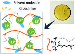 Graphical abstract: One-step radiation synthesis of gel polymer electrolytes with high ionic conductivity for lithium-ion batteries