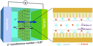 Graphical abstract: Carboxylated polyimide separator with excellent lithium ion transport properties for a high-power density lithium-ion battery