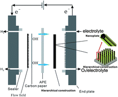 Graphical abstract: Construction of orderly hierarchical FeOOH/NiFe layered double hydroxides supported on cobaltous carbonate hydroxide nanowire arrays for a highly efficient oxygen evolution reaction