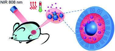 Graphical abstract: An ultra-small thermosensitive nanocomposite with a Mo154-core as a comprehensive platform for NIR-triggered photothermal-chemotherapy