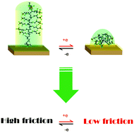 Graphical abstract: A reversibly electro-controllable polymer brush for electro-switchable friction