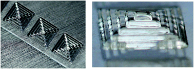 Graphical abstract: 3D reactive inkjet printing of polydimethylsiloxane