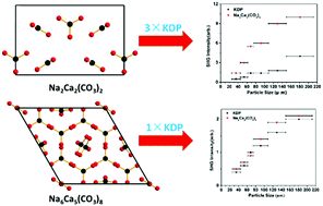 Graphical abstract: Explorations of new UV nonlinear optical materials in the Na2CO3–CaCO3 system