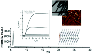 Graphical abstract: Solution-processed N-trialkylated triindoles for organic field effect transistors