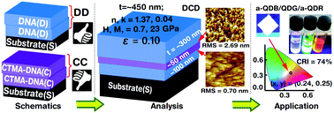 Graphical abstract: Development and investigation of multi-layered homo- and hetero-type DNA thin films