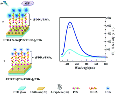 Graphical abstract: Enhanced fluorescence based on graphene self-assembled films and highly sensitive sensing for VB12