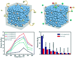 Graphical abstract: Designed synthesis of Co-doped sponge-like In2O3 for highly sensitive detection of acetone gas