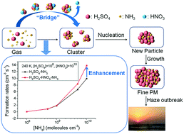 Graphical abstract: The role of nitric acid in atmospheric new particle formation