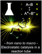 Graphical abstract: Harnessing electrostatic catalysis in single molecule, electrochemical and chemical systems: a rapidly growing experimental tool box