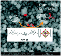Graphical abstract: Polyoxometalate-based Gemini ionic catalysts for selective oxidation of benzyl alcohol with hydrogen peroxide in water