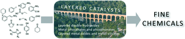 Graphical abstract: Catalytic use of layered materials for fine chemical syntheses