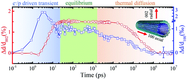 Graphical abstract: Cooperative inter- and intra-layer lattice dynamics of photoexcited multi-walled carbon nanotubes studied by ultrafast electron diffraction