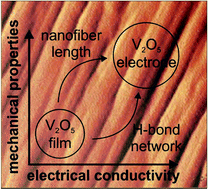 Graphical abstract: Free-standing nanostructured vanadium pentoxide films for metal-ion batteries