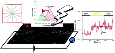 Graphical abstract: Electrical detection of plasmon-induced isomerization in molecule–nanoparticle network devices