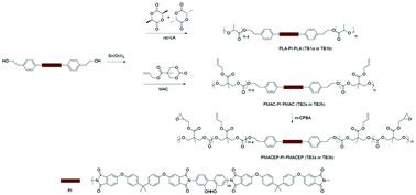 Graphical abstract: Synthesis of epoxidized poly(ester carbonate)-b-polyimide-b-poly(ester carbonate): reactive single-walled carbon nanotube dispersants enable synergistic reinforcement around multi-walled nanotube-grafted carbon fibers