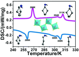 Graphical abstract: Successive near-room-temperature dielectric phase transitions in a lead-free hybrid perovskite-like compound