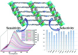 Graphical abstract: A stable zinc–organic framework with luminescence detection of acetylacetone in aqueous solution