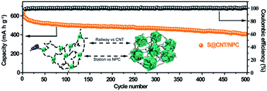 Graphical abstract: A railway-like network electrode design for room temperature Na–S battery
