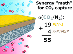 Graphical abstract: Synergistic enhancement of gas selectivity in thin film composite membranes of PIM-1