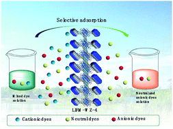 Graphical abstract: Record high cationic dye separation performance for water sanitation using a neutral coordination framework