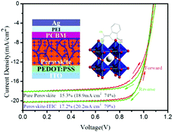 Graphical abstract: Introducing optically polarizable molecules into perovskite solar cells by simultaneously enhanced spin–orbital coupling, suppressed non-radiative recombination and improved transport balance towards enhancing photovoltaic actions