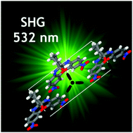 Graphical abstract: Second harmonic generation in nonlinear optical crystals formed from propellane-type molecules