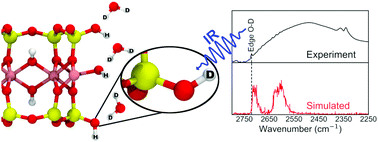 Graphical abstract: Distinguishing between bulk and edge hydroxyl vibrational properties of 2 : 1 phyllosilicates via deuteration