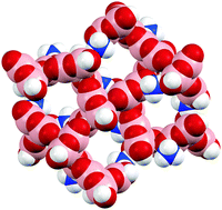 Graphical abstract: A novel ammonium pentaborate – poly(ethylene-glycol) templated polymer-inclusion compound