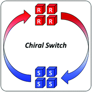 Graphical abstract: A chiral switch: balancing between equilibrium and non-equilibrium states