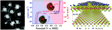 Graphical abstract: Yolk–shell hierarchical catalyst with tremella-like molybdenum sulfide on transition metal (Co, Ni and Fe) sulfide for electrochemical water splitting
