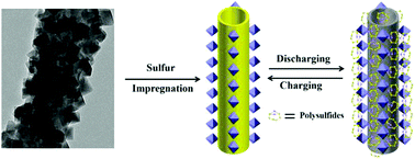 Graphical abstract: Chemically grafting nanoscale UIO-66 onto polypyrrole nanotubes for long-life lithium–sulfur batteries