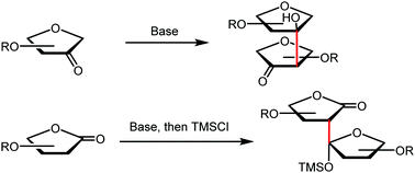 Graphical abstract: Dimerization of aldosuloses and aldonolactones into branched higher carbon sugars
