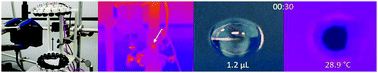 Graphical abstract: Acoustic levitation and infrared thermography: a sound approach to studying droplet evaporation