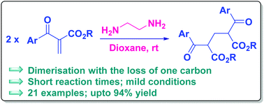 Graphical abstract: Diamine-mediated degradative dimerisation of Morita–Baylis–Hillman ketones