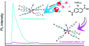 Graphical abstract: An efficient approach to modulate the coordination number of yttrium ions for diverse network formation