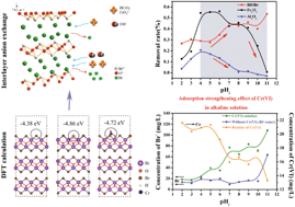 Graphical abstract: Enhanced adsorption of Cr(vi) on BiOBr under alkaline conditions: interlayer anion exchange