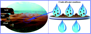 Graphical abstract: Effective separation of surfactant-stabilized crude oil-in-water emulsions by using waste brick powder-coated membranes under corrosive conditions