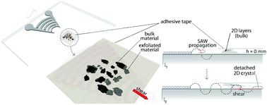Graphical abstract: Rapid dry exfoliation method for tuneable production of molybdenum disulphide quantum dots and large micron-dimension sheets