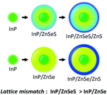Graphical abstract: The effects of discrete and gradient mid-shell structures on the photoluminescence of single InP quantum dots