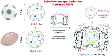 Graphical abstract: Highly selective encapsulation and purification of U-based C78-EMFs within a supramolecular nanocapsule