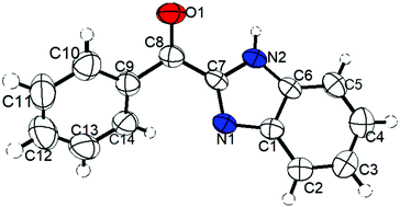 Graphical abstract: Selective synthesis of (1H-benzo[d]imidazol-2-yl)(phenyl)methanone and quinoxaline from aromatic aldehyde and o-phenylenediamine