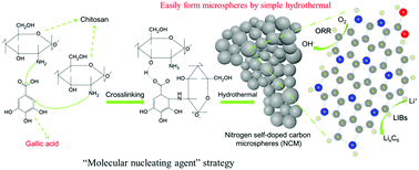 Graphical abstract: Gallic acid-assisted synthesis of nitrogen-doped carbon microspheres as efficient bifunctional materials for oxygen reduction and volumetric lithium storage