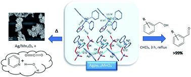 Graphical abstract: An unknown component of a selective and mild oxidant: structure and oxidative ability of a double salt-type complex having κ1O-coordinated permanganate anions and three- and four-fold coordinated silver cations